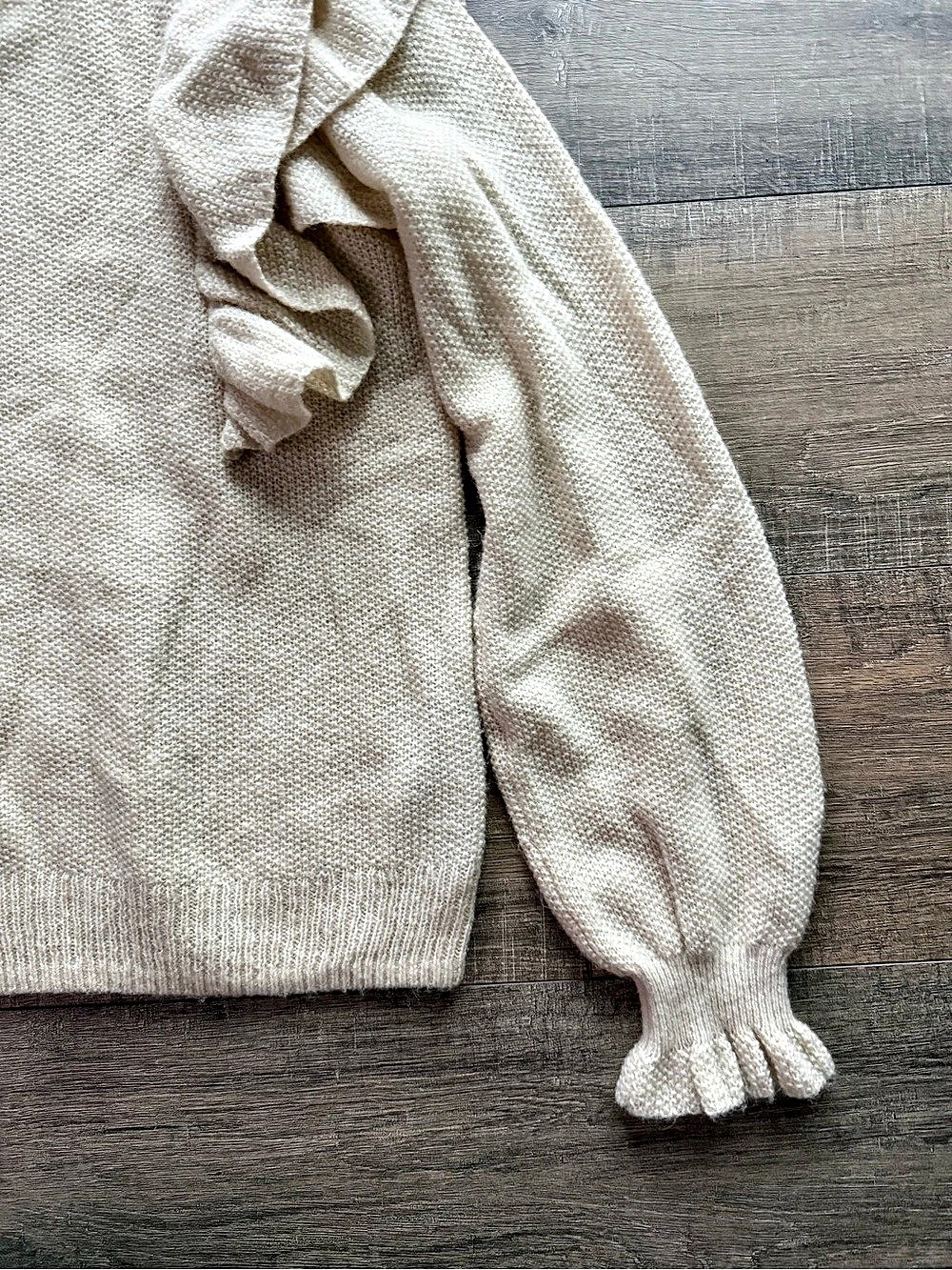 Part Two Alpaca + Wool Ruffle Sweater - Picture 4 of 6